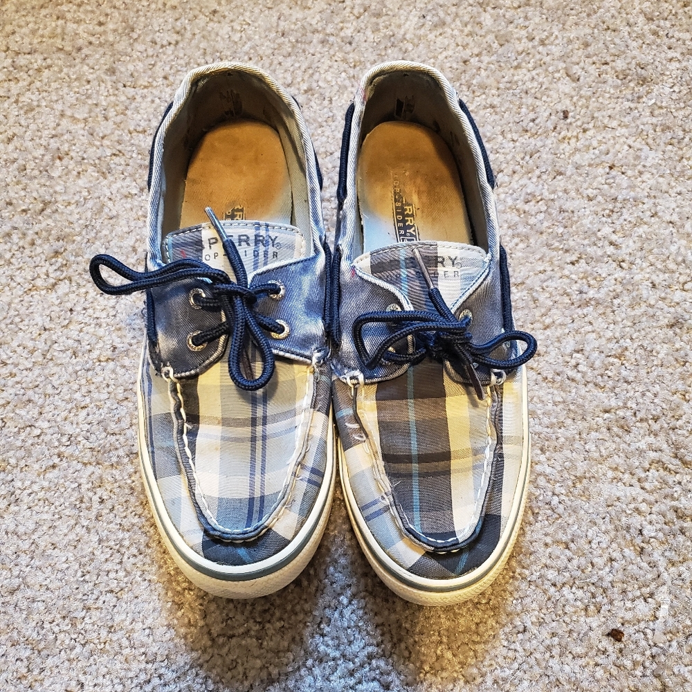 🥰Blue Plaid Sperrys🥰
